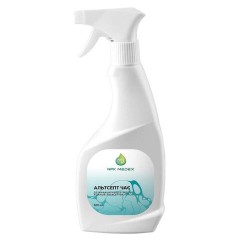 Антисептик для рук и поверхностей спиртовой (60%) с распылителем 500 мл, АЛЬТСЕПТ ЧАС, дезинфицирующий, жидкость