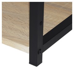 Стол на металлокаркасе BRABIX "LOFT CD-005",1200х520х1200 мм, 3 полки, цвет дуб натуральный, 641223 - фото 8