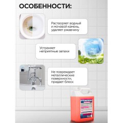 Профхим сантех кисл конц. д/уборки сантехники,с дез-эфф МЕГА/МЕГАСАН,5л Профхим сантех кисл конц. д/уборки сантехники,с дез-эфф МЕГА/МЕГАСАН,5л - фото 3