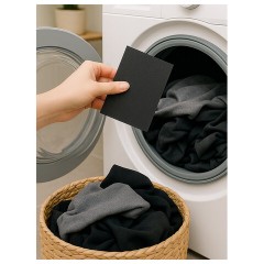 Салфетки-листы для стирки черных вещей 10 шт., PACLAN "Color Expert Black", 410390 - фото 4