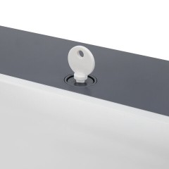 Диспенсер для полотенец LAIMA PROFESSIONAL SUPER (Система H2), Z-сложения, ABS-пластик, белый, 609505 - фото 4