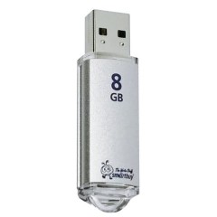 Флеш-память Smartbuy V-Cut, 8Gb, USB 2.0, сереб, SB8GBVC-S Флеш-память Smartbuy V-Cut, 8Gb, USB 2.0, сереб, SB8GBVC-S - фото 2