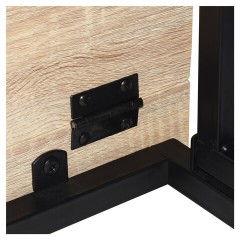 Стол на металлокаркасе BRABIX "LOFT CD-001", 800х440х740 мм, складной, цвет дуб натуральный, 641211 - фото 11