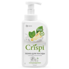 Средство для мытья посуды, овощей, фруктов эко-пенка 550 мл, CRISPI by GRASS "Груша и базилик", 14254, 125455 Средство для мытья посуды, овощей, фруктов эко-пенка 550 мл, CRISPI by GRASS "Груша и базилик", 14254, 125455 - фото 2