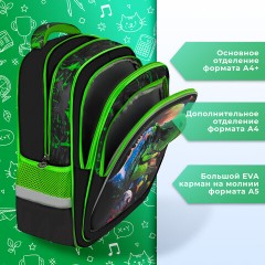 Рюкзак BRAUBERG KIDS FLOSSY, 2 отделения, 3 кармана, "Galaxy Dino", 3D-панель, 40х28х18 см, 273182 Рюкзак BRAUBERG KIDS FLOSSY, 2 отделения, 3 кармана, "Galaxy Dino", 3D-панель, 40х28х18 см, 273182 - фото 12