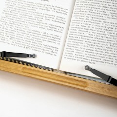Подставка для книг и планшетов большая бамбуковая BRAUBERG, 34х24 см, регулируемый наклон, 237896 Подставка для книг и планшетов большая бамбуковая BRAUBERG, 34х24 см, регулируемый наклон, 237896 - фото 3