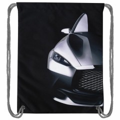 Мешок для обуви BRAUBERG PREMIUM, карман, подкладка, светоотражайка, 43х33 см, "Black car", 271623 Мешок для обуви BRAUBERG PREMIUM, карман, подкладка, светоотражайка, 43х33 см, "Black car", 271623 - фото 2