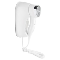 Фен для волос настенный KSITEX F-1400 WC, 1400 Вт, пластик/металл, 2 скорости, белый - фото 2