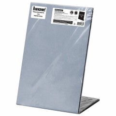 Табличка меловая настольная А4 (21x29,7 см), L-образная, вертикальная, ПВХ, ЧЕРНАЯ, BRAUBERG, 291292 - фото 2