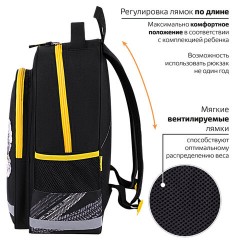 Рюкзак ПИФАГОР SCHOOL, 1 отделение, 3 кармана, "Extreme speed", 38x28х14 см, 272078 Рюкзак ПИФАГОР SCHOOL, 1 отделение, 3 кармана, "Extreme speed", 38x28х14 см, 272078 - фото 10