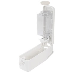 Дозатор для жидкого мыла LAIMA PREMIUM НАЛИВНОЙ, 0,3 л, белый, ABS-пластик, 609498 - фото 6