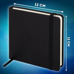 Скетчбук, слоновая кость+белая 140 г/м2, 120х120 мм, 80 л., КОЖЗАМ, резинка, BRAUBERG ART CLASSIC, черный, 116872 Скетчбук, слоновая кость+белая 140 г/м2, 120х120 мм, 80 л., КОЖЗАМ, резинка, BRAUBERG ART CLASSIC, черный, 116872 - фото 14