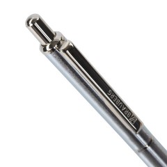 Ручка подарочная шариковая BRAUBERG Larghetto, СИНЯЯ, корпус серебристый с хромированными деталями, линия письма 0,5 мм, 143474 - фото 6
