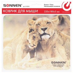 Коврик для мыши SONNEN "LIONS", резина + ткань, 220х180х3 мм, 513310 Коврик для мыши SONNEN "LIONS", резина + ткань, 220х180х3 мм, 513310 - фото 5
