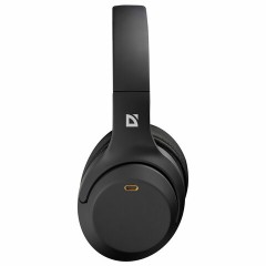 Наушники с микрофоном (гарнитура) DEFENDER FreeMotion B690, Bluetooth, беспроводные, черные, 63690 - фото 5