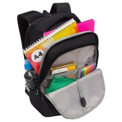 Рюкзак GRIZZLY школьный, анатомическая спинка, 2 отделения, для девочек, "COLIBRI", чёрный, 40х29х20 см, RD-540-2/4 Рюкзак GRIZZLY школьный, анатомическая спинка, 2 отделения, для девочек, "COLIBRI", чёрный, 40х29х20 см, RD-540-2/4 - фото 6