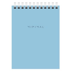 Блокнот МАЛЫЙ ФОРМАТ А6 108х145 мм, 40 л., гребень, картон, клетка, BRAUBERG "Minimal Pastel", 116429 - фото 2