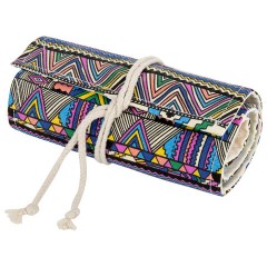 Карандаши цветные стираемые в пенале-скрутке BRAUBERG, 48 цветов + точилка и ластик, 182071 - фото 3