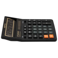 Калькулятор настольный STAFF STF-888-New (202x158 мм), 12 разрядов, двойное питание, черный, 273831 - фото 5