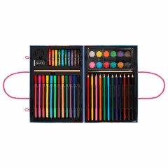 Набор ЮНОГО ХУДОЖНИКА "ПРИНЦЕССА" для рисования и творчества в кейсе ЮНЛАНДИЯ, 75 предметов, 665673 - фото 3