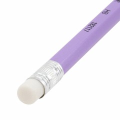 Карандаш чернографитный с ластиком STAFF EVERYDAY BLP-CLR, 1 шт., НВ, цвет корпуса ассорти, 182117 - фото 7