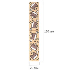 Закладки для книг МАГНИТНЫЕ, "МИЛЫЕ КОТЫ", набор 6 штук, 60x20 мм, BRAUBERG, 116985 - фото 7