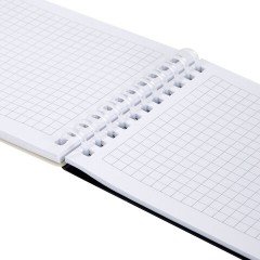 Блокнот МАЛЫЙ ФОРМАТ А6, 60 л., силиконовый гребень, обложка пластик, клетка, BRAUBERG, бежевый, 117563 - фото 9