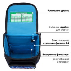 Ранец ПИФАГОР BASIC, 1 отделение, 3 кармана, эргономичная спинка, "Speed rusher", 35х28х18 см, 273141 Ранец ПИФАГОР BASIC, 1 отделение, 3 кармана, эргономичная спинка, "Speed rusher", 35х28х18 см, 273141 - фото 17