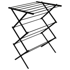 Сушилка напольная МИНИ для белья раскладная, 6 уровней, 10 метров, LAIMA HOME LADDER BLACK, 700473 - фото 4