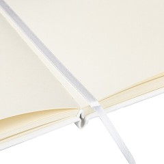 Скетчбук, слоновая кость 140 г/м2 130х210 мм, 80 л., КОЖЗАМ, резинка, BRAUBERG ART CLASSIC, белый, 113192 Скетчбук, слоновая кость 140 г/м2 130х210 мм, 80 л., КОЖЗАМ, резинка, BRAUBERG ART CLASSIC, белый, 113192 - фото 5
