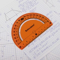 Транспортир 10 см гибкий BRAUBERG "FLEX", пластиковый, 180 градусов, ассорти, европодвес, 210676 Транспортир 10 см гибкий BRAUBERG "FLEX", пластиковый, 180 градусов, ассорти, европодвес, 210676 - фото 7