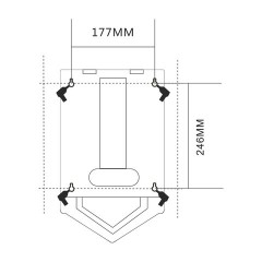 Сушилка для рук KSITEX М-2020W JET, 1300 Вт, пластик, белая - фото 6