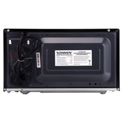 Микроволновая печь SONNEN MW2070BL-6M, 20 л, 700 Вт, таймер, механическое управление, кнопка, черная, 454984 - фото 3