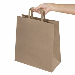 Крафт-пакет бумажный 24х14х29 см, КОМПЛЕКТ 50 шт., плоские ручки, плотность 90 г/м2, LAIMA ECO CRAFT, 609687 Крафт-пакет бумажный 24х14х29 см, КОМПЛЕКТ 50 шт., плоские ручки, плотность 90 г/м2, LAIMA ECO CRAFT, 609687 - фото 6