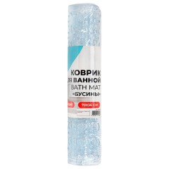 Коврик для ванны противоскользящий 70х36см, "Бусины", прозрачный, ПВХ, присоски, PRIMILA (ПРИМИЛА), 700366 - фото 9