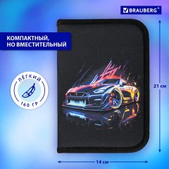 Пенал BRAUBERG, 1 отделение, полиэстер, 21х14 см, "Neon drift", 272329 Пенал BRAUBERG, 1 отделение, полиэстер, 21х14 см, "Neon drift", 272329 - фото 12
