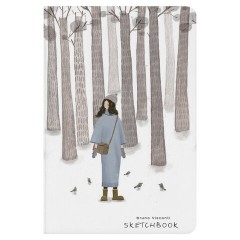 Скетчбук, слоновая кость+черная бумага 80 г/м2, 140х210 мм, 112 л, книжный твердый переплет, "МИКС", 3-555 Скетчбук, слоновая кость+черная бумага 80 г/м2, 140х210 мм, 112 л, книжный твердый переплет, "МИКС", 3-555 - фото 6