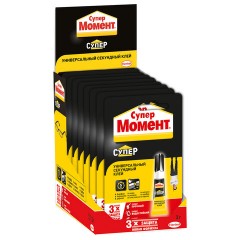 Клей универсальный МОМЕНТ Супер универсальный 3г 608976 - фото 4