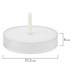 Свечи чайные Standard, до 3,5 часов горения, вес 9 г, КОМПЛЕКТ 50 шт., в гильзе, LAIMA, 609197 Свечи чайные Standard, до 3,5 часов горения, вес 9 г, КОМПЛЕКТ 50 шт., в гильзе, LAIMA, 609197 - фото 5