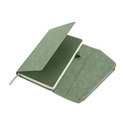 Ежедневник датированный 2026, А5, 145х213 мм, BRAUBERG "Jacket", под кожу, клапан, держатель, зеленый, 117402 - фото 3