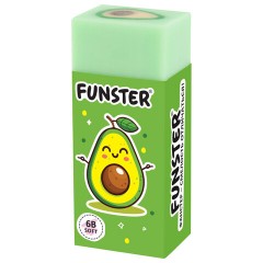 Ластики FUNSTER (ФАНСТЕР) "AVOCADO", НАБОР 3 штуки, 50х21х16 мм, прямоугольные, картонный держатель, экологичный ПВХ, блистер, 272724 Ластики FUNSTER (ФАНСТЕР) "AVOCADO", НАБОР 3 штуки, 50х21х16 мм, прямоугольные, картонный держатель, экологичный ПВХ, блистер, 272724 - фото 3