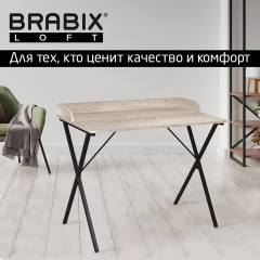 Стол на металлокаркасе BRABIX "LOFT CD-008", 900х500х780 мм, цвет дуб антик, 641864 - фото 8