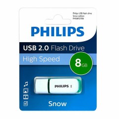 Флеш-диск 8 GB PHILIPS SNOW, разъем USB 2.0, зеленый, FM08FD70B/97 Флеш-диск 8 GB PHILIPS SNOW, разъем USB 2.0, зеленый, FM08FD70B/97 - фото 2