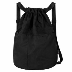 Рюкзак спортивный мешок HEIKKI PACK (ХЕЙКИ), 2 отделения, увеличенный объем, 40х35 см, черный, 272419 Рюкзак спортивный мешок HEIKKI PACK (ХЕЙКИ), 2 отделения, увеличенный объем, 40х35 см, черный, 272419 - фото 2