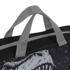 Папка на молнии с ручками BRAUBERG А4, 1 отделение, полиэстер, 80 мм, "Scary dino", 273308 Папка на молнии с ручками BRAUBERG А4, 1 отделение, полиэстер, 80 мм, "Scary dino", 273308 - фото 4