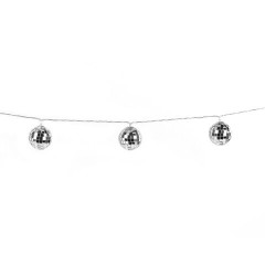 Электрогирлянда-нить комнатная 1,5 м, 10 LED, с насадками, вид: "Диско-шары", тёплый белый, на батарейках, ЗОЛОТАЯ СКАЗКА, 591731 - фото 4