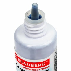 Краска штемпельная BRAUBERG PROFESSIONAL, clear stamp, синяя, 30 мл, на водной основе, 227981 Краска штемпельная BRAUBERG PROFESSIONAL, clear stamp, синяя, 30 мл, на водной основе, 227981 - фото 2