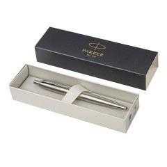 Ручка шариковая PARKER "Jotter XL Monochrome Stainless Steel CT", корпус серебристый, сталь, синяя, 2122756 - фото 6