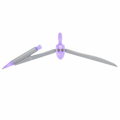 Готовальня BRAUBERG SCHOOL KIT, 9 предметов, циркуль 125 мм, чертежные принадлежности, лаванда, 210713 Готовальня BRAUBERG SCHOOL KIT, 9 предметов, циркуль 125 мм, чертежные принадлежности, лаванда, 210713 - фото 7