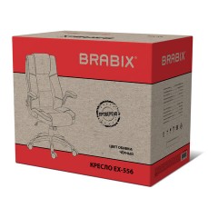 Кресло BRABIX PREMIUM "Paradigm EX-556", пружинный блок, рециклированная кожа, черное, 532976 - фото 15